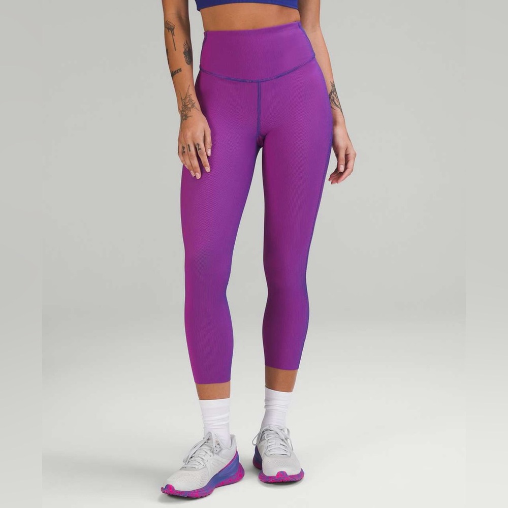 lululemon athletica High-Rise Purple Cropped Leggings